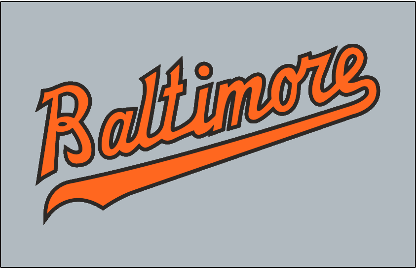 Baltimore Orioles 1956-1965 Jersey Logo DIY iron on transfer (heat transfer)
